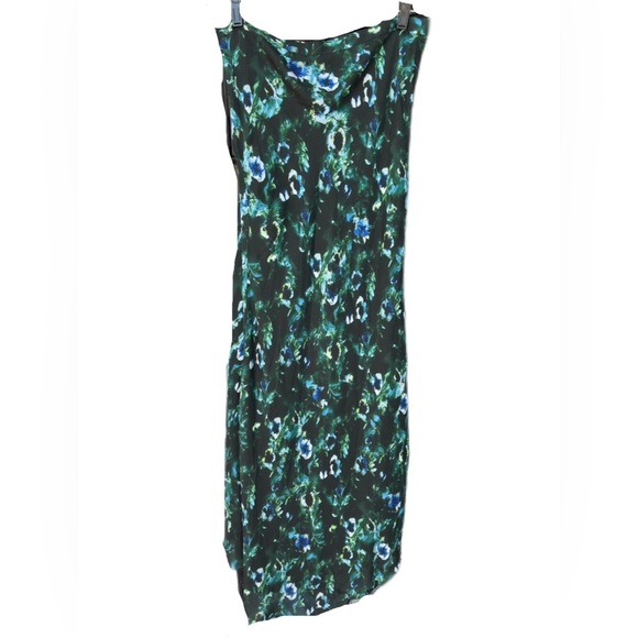 Haute Hippie NWT 100% Silk Maxi high low SLIT skirt, size 6🖤 - Picture 3 of 8